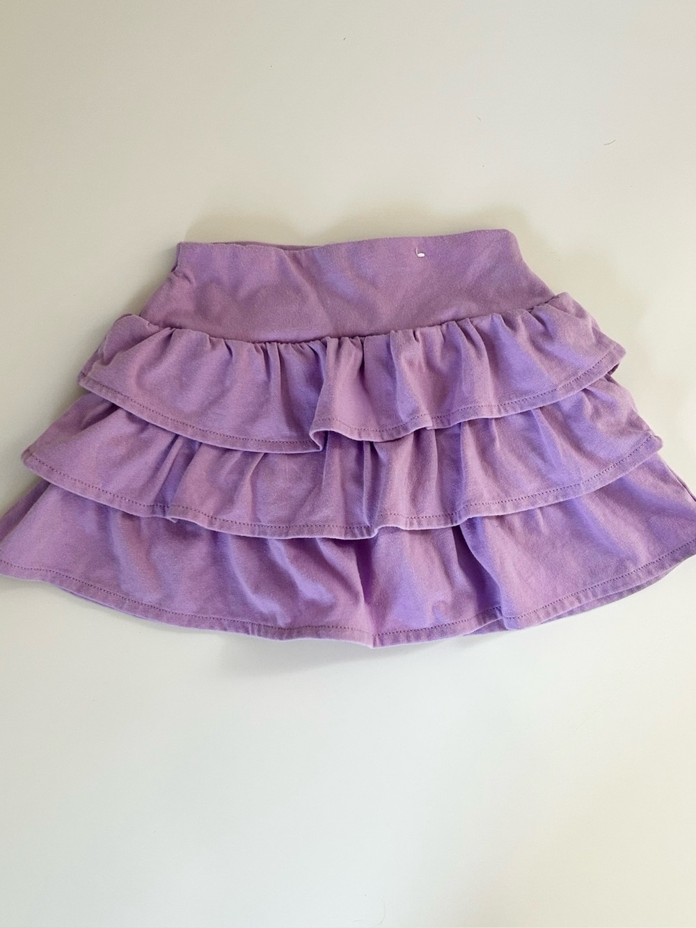 Toddler Girls Purple Ruffle Skorts